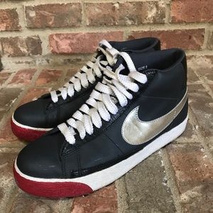 Nike Blazer Grey/Red/Silver Mens 8